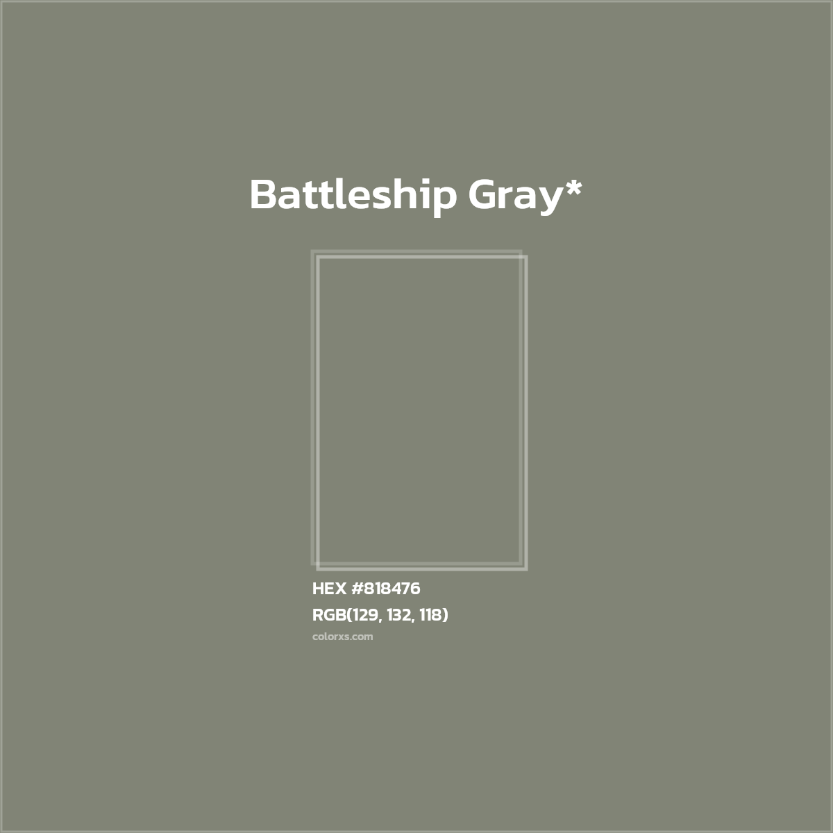 HEX #818476 Color Name, Color Code, Palettes, Similar Paints, Images