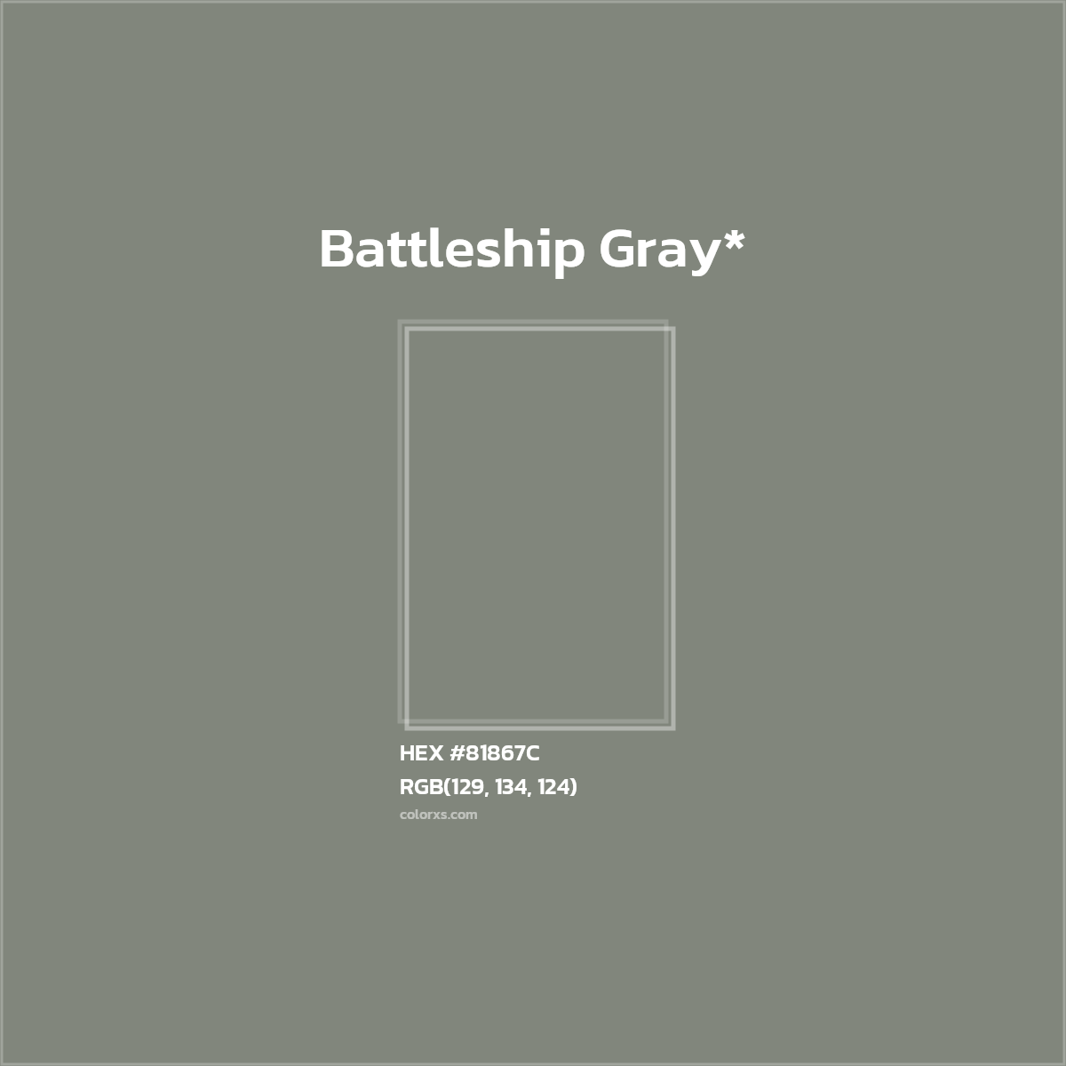 HEX #81867C Color Name, Color Code, Palettes, Similar Paints, Images