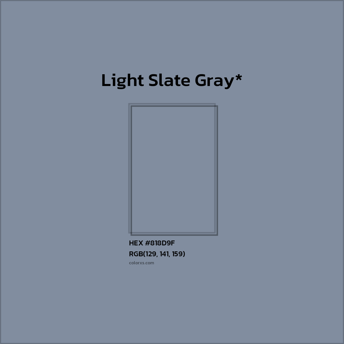 HEX #818D9F Color Name, Color Code, Palettes, Similar Paints, Images