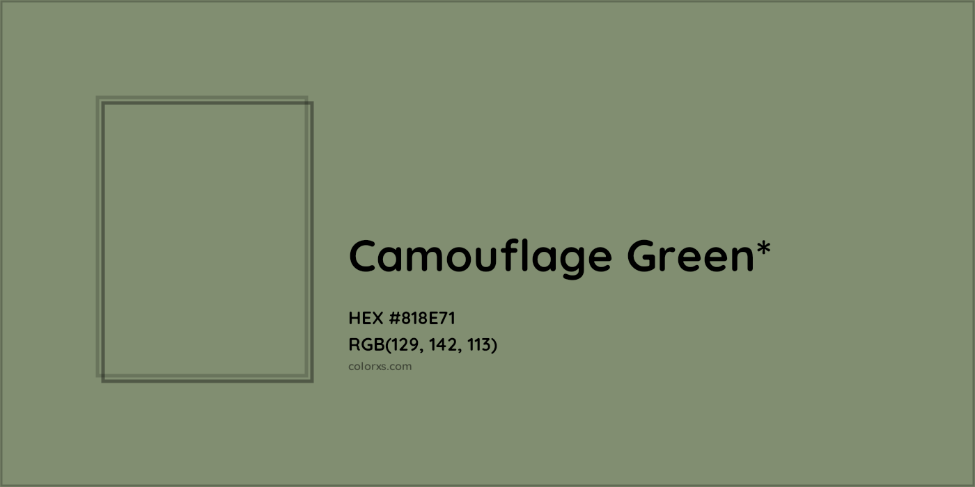 HEX #818E71 Color Name, Color Code, Palettes, Similar Paints, Images