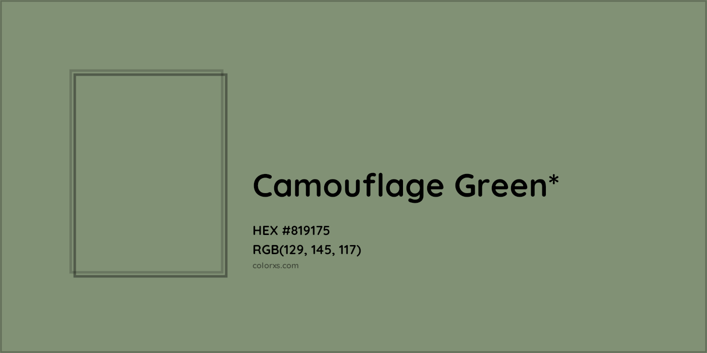 HEX #819175 Color Name, Color Code, Palettes, Similar Paints, Images