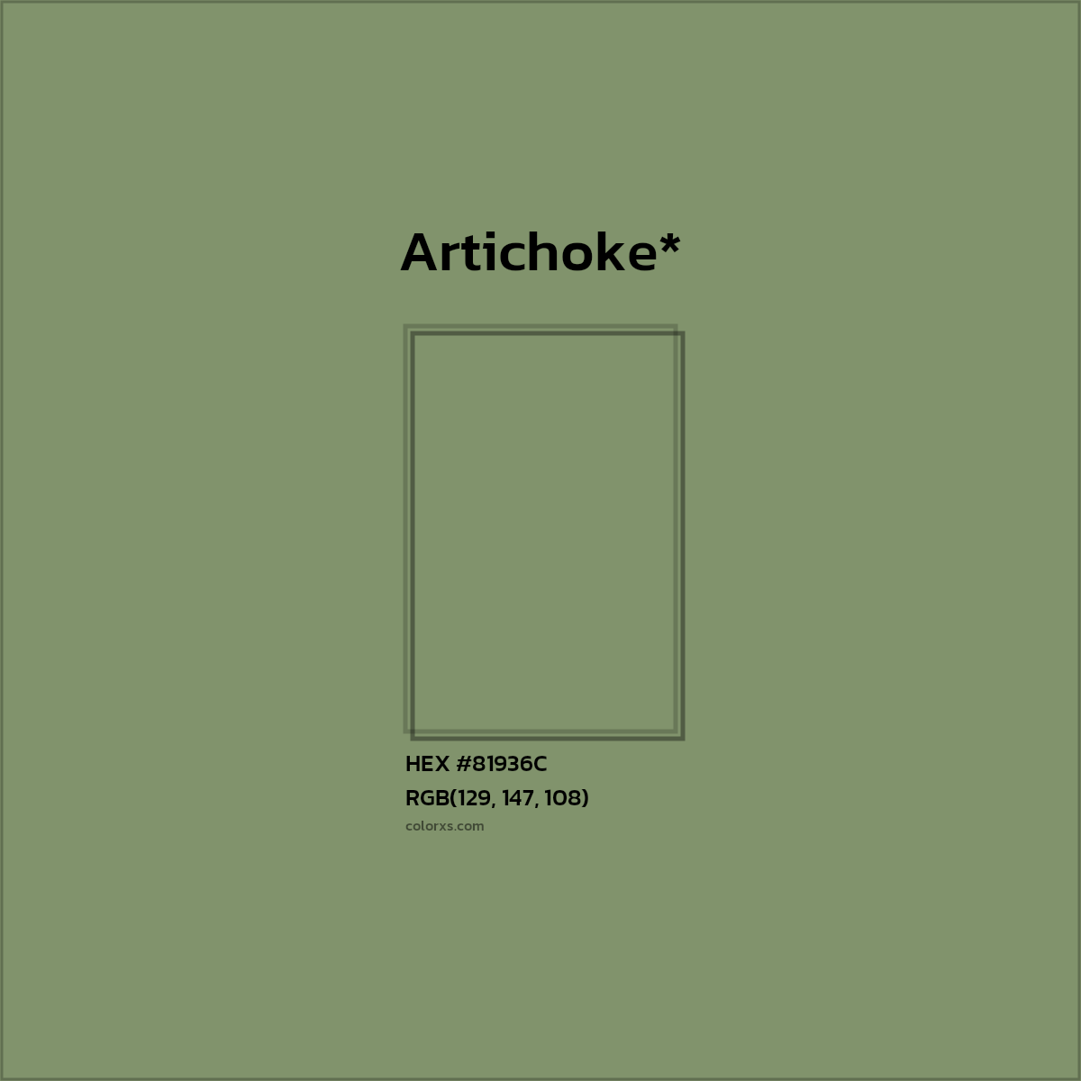 HEX #81936C Color Name, Color Code, Palettes, Similar Paints, Images