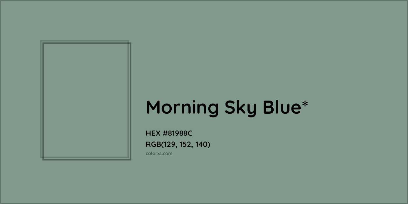 HEX #81988C Color Name, Color Code, Palettes, Similar Paints, Images