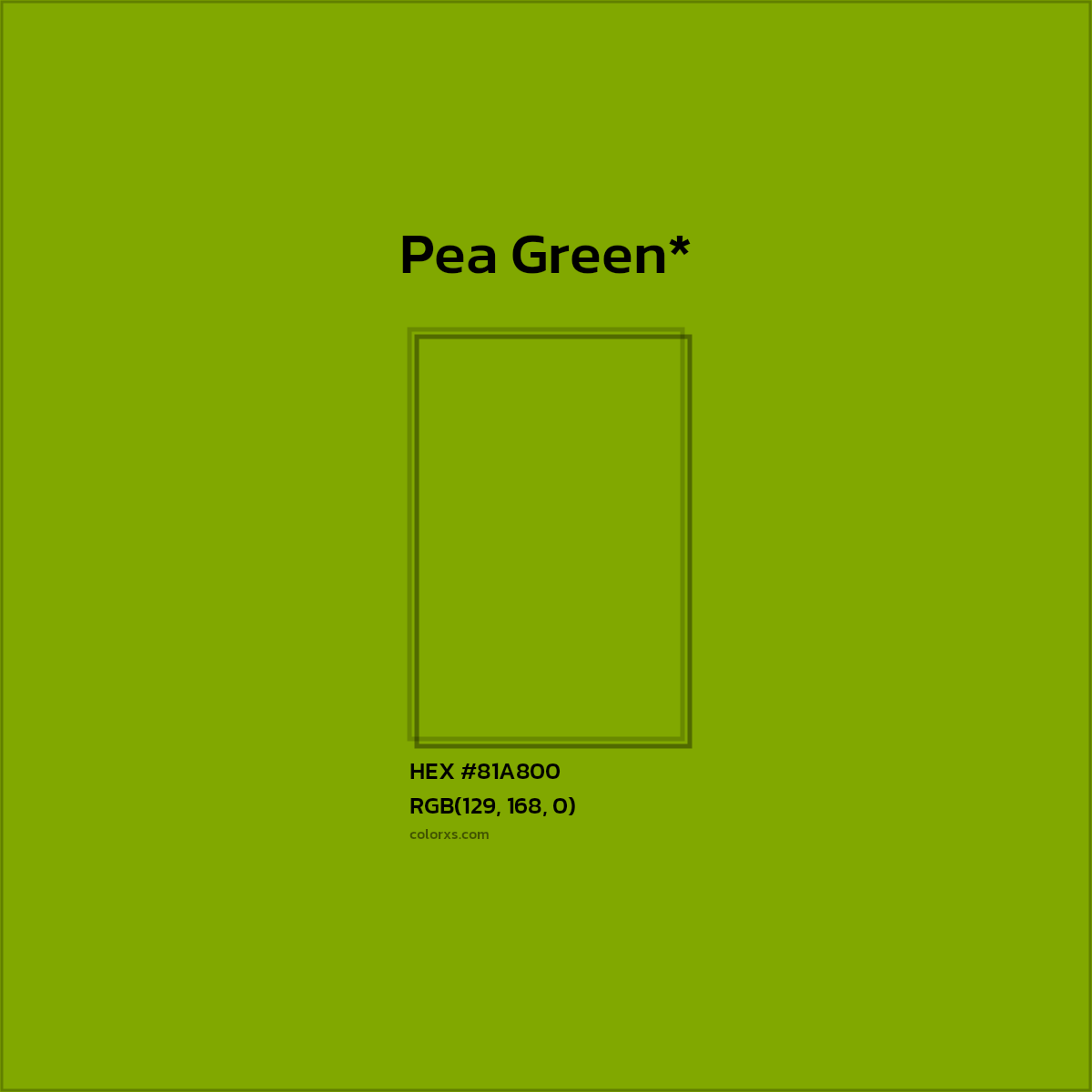 HEX #81A800 Color Name, Color Code, Palettes, Similar Paints, Images