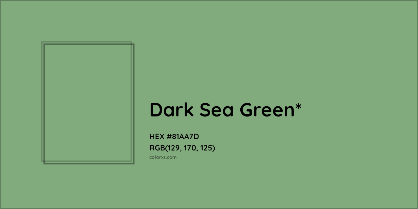 HEX #81AA7D Color Name, Color Code, Palettes, Similar Paints, Images