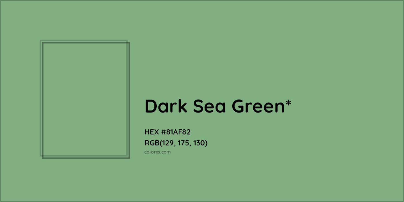 HEX #81AF82 Color Name, Color Code, Palettes, Similar Paints, Images