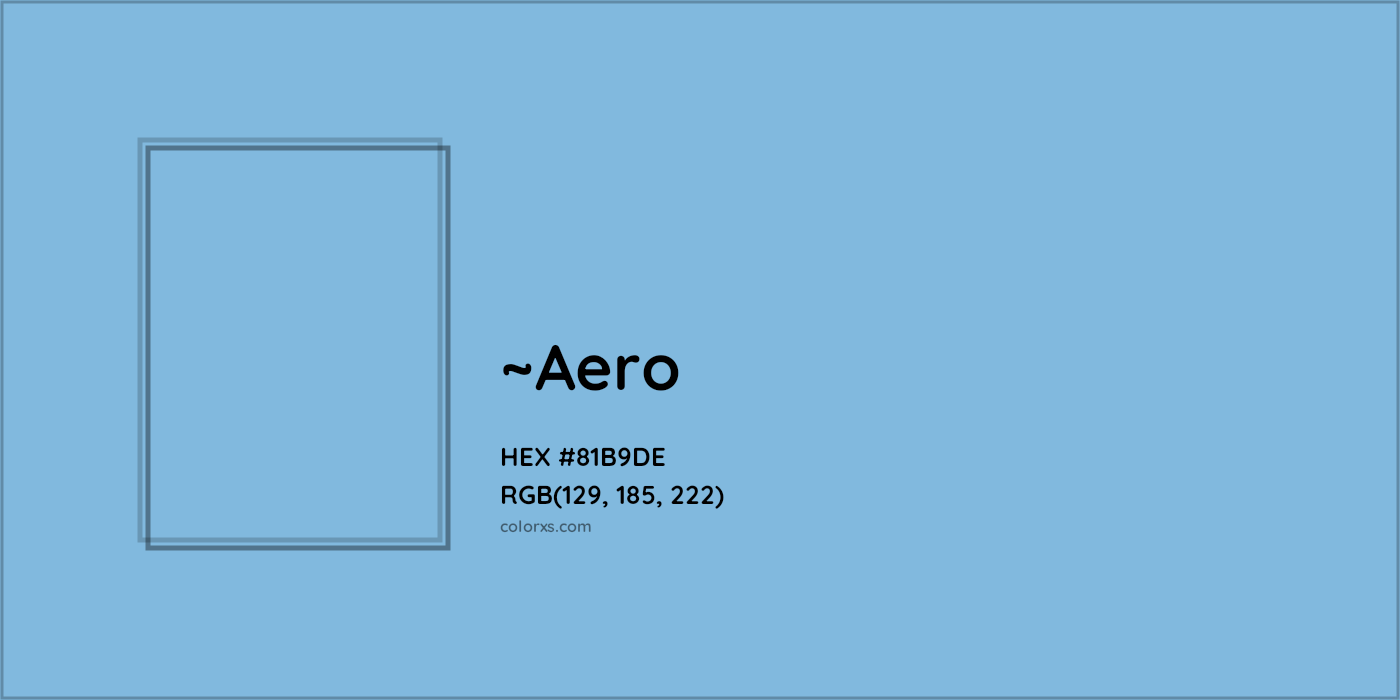HEX #81B9DE Color Name, Color Code, Palettes, Similar Paints, Images