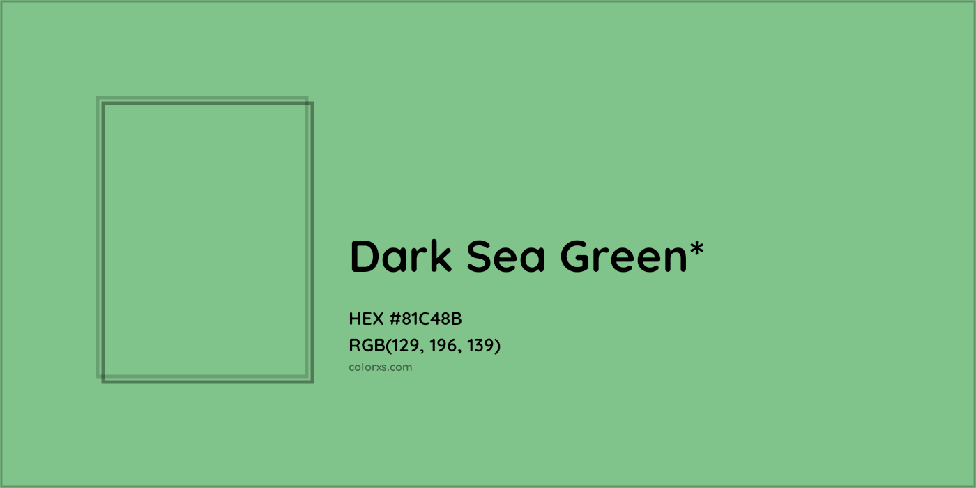 HEX #81C48B Color Name, Color Code, Palettes, Similar Paints, Images
