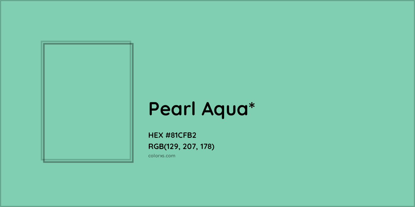 HEX #81CFB2 Color Name, Color Code, Palettes, Similar Paints, Images