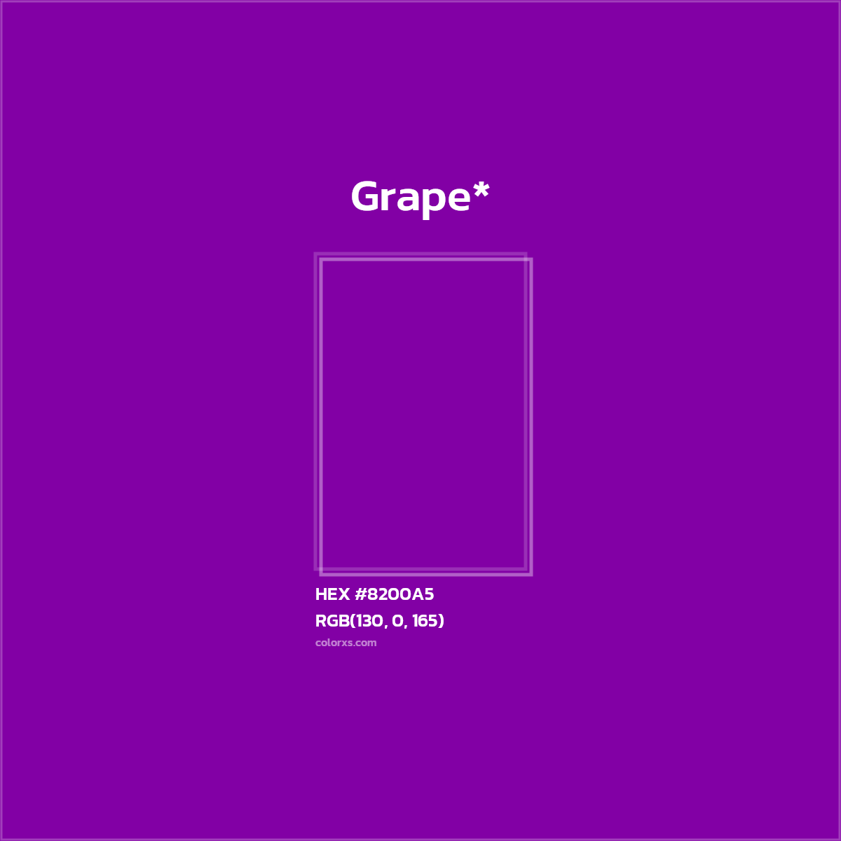HEX #8200A5 Color Name, Color Code, Palettes, Similar Paints, Images