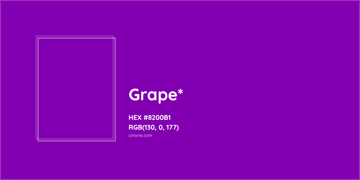 HEX #8200B1 Color Name, Color Code, Palettes, Similar Paints, Images