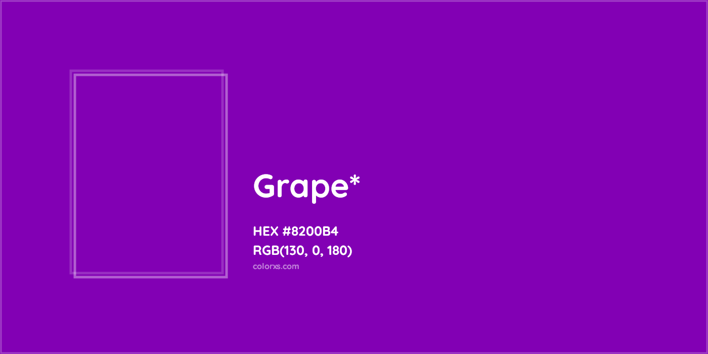 HEX #8200B4 Color Name, Color Code, Palettes, Similar Paints, Images