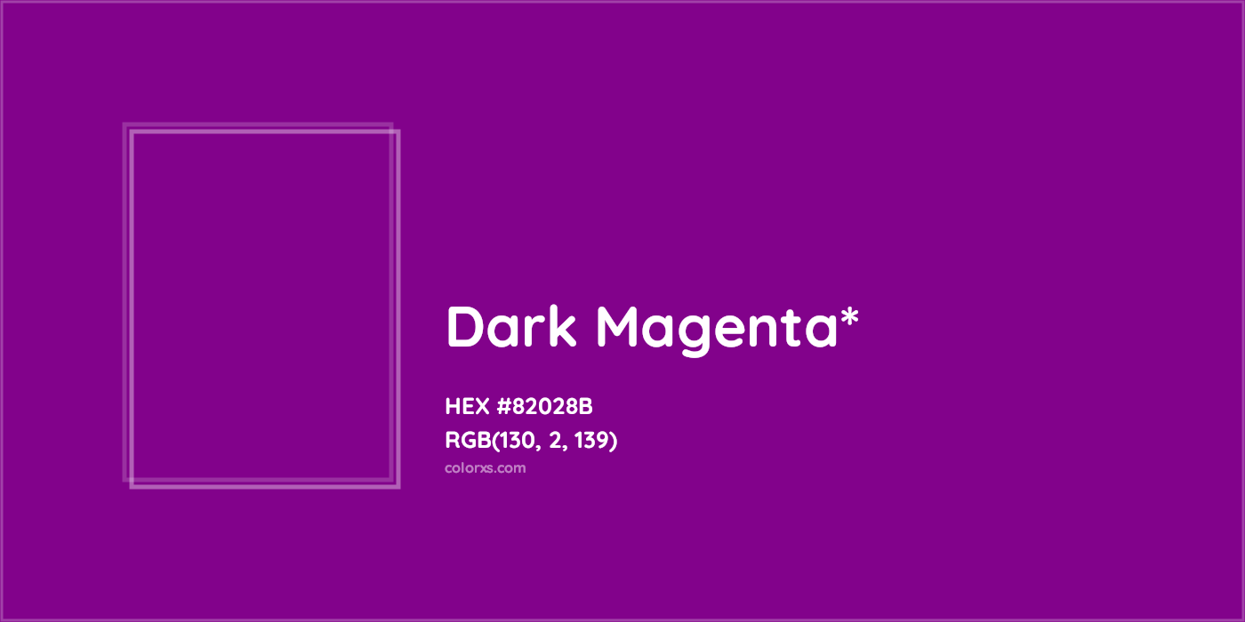 HEX #82028B Color Name, Color Code, Palettes, Similar Paints, Images