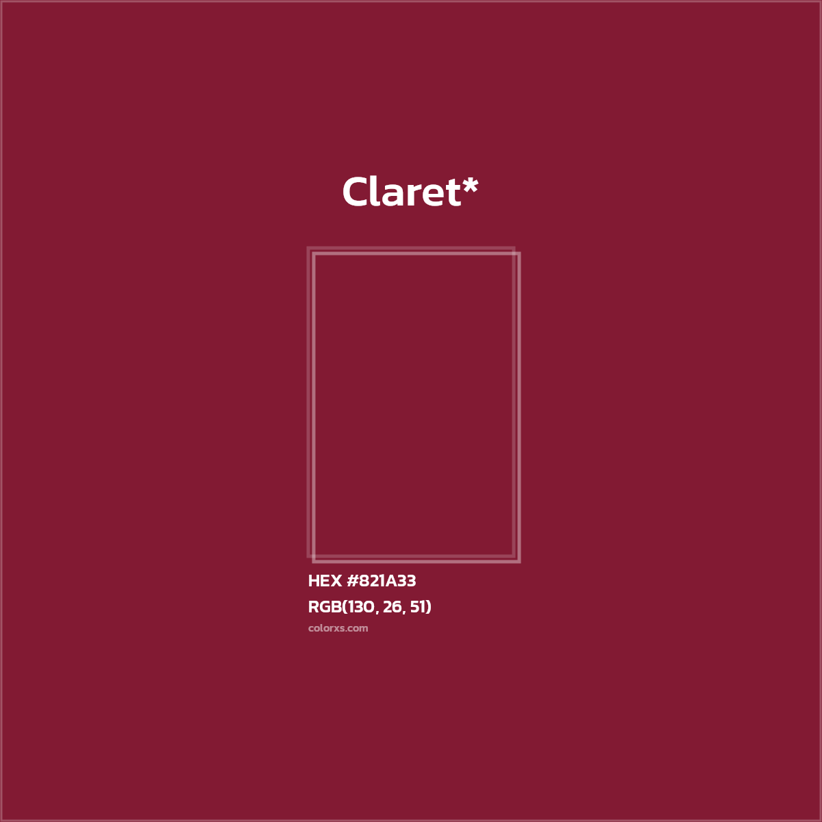 HEX #821A33 Color Name, Color Code, Palettes, Similar Paints, Images