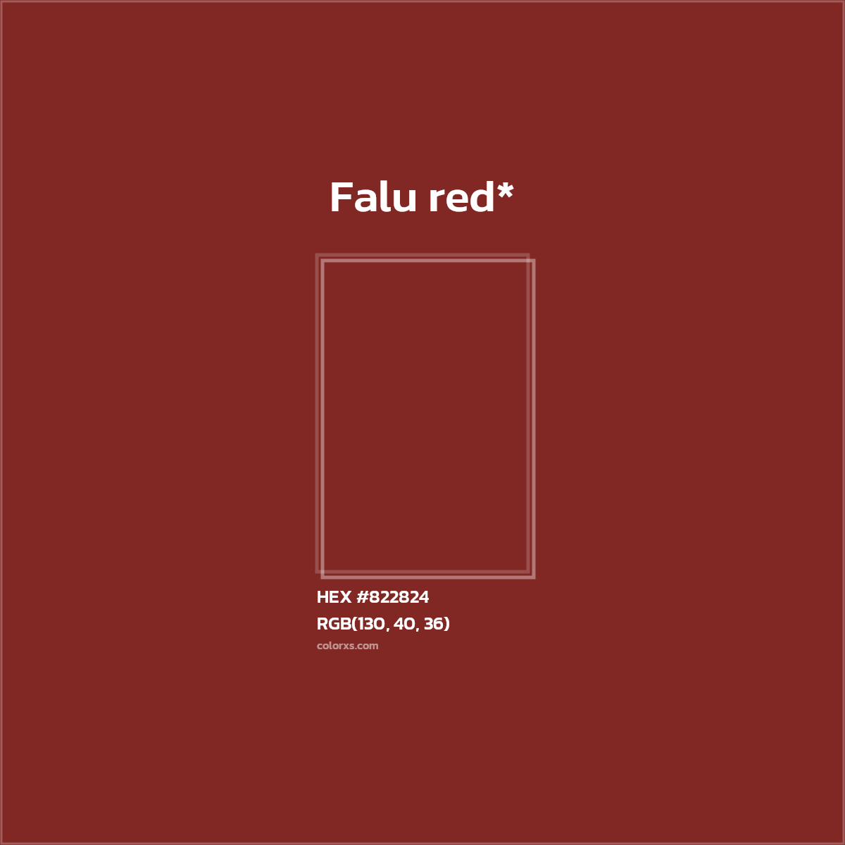 HEX #822824 Color Name, Color Code, Palettes, Similar Paints, Images