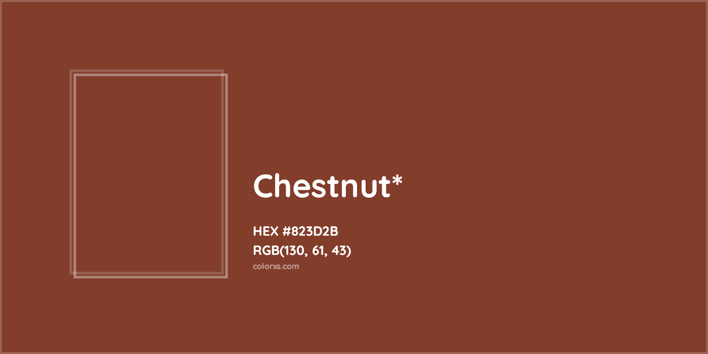 HEX #823D2B Color Name, Color Code, Palettes, Similar Paints, Images