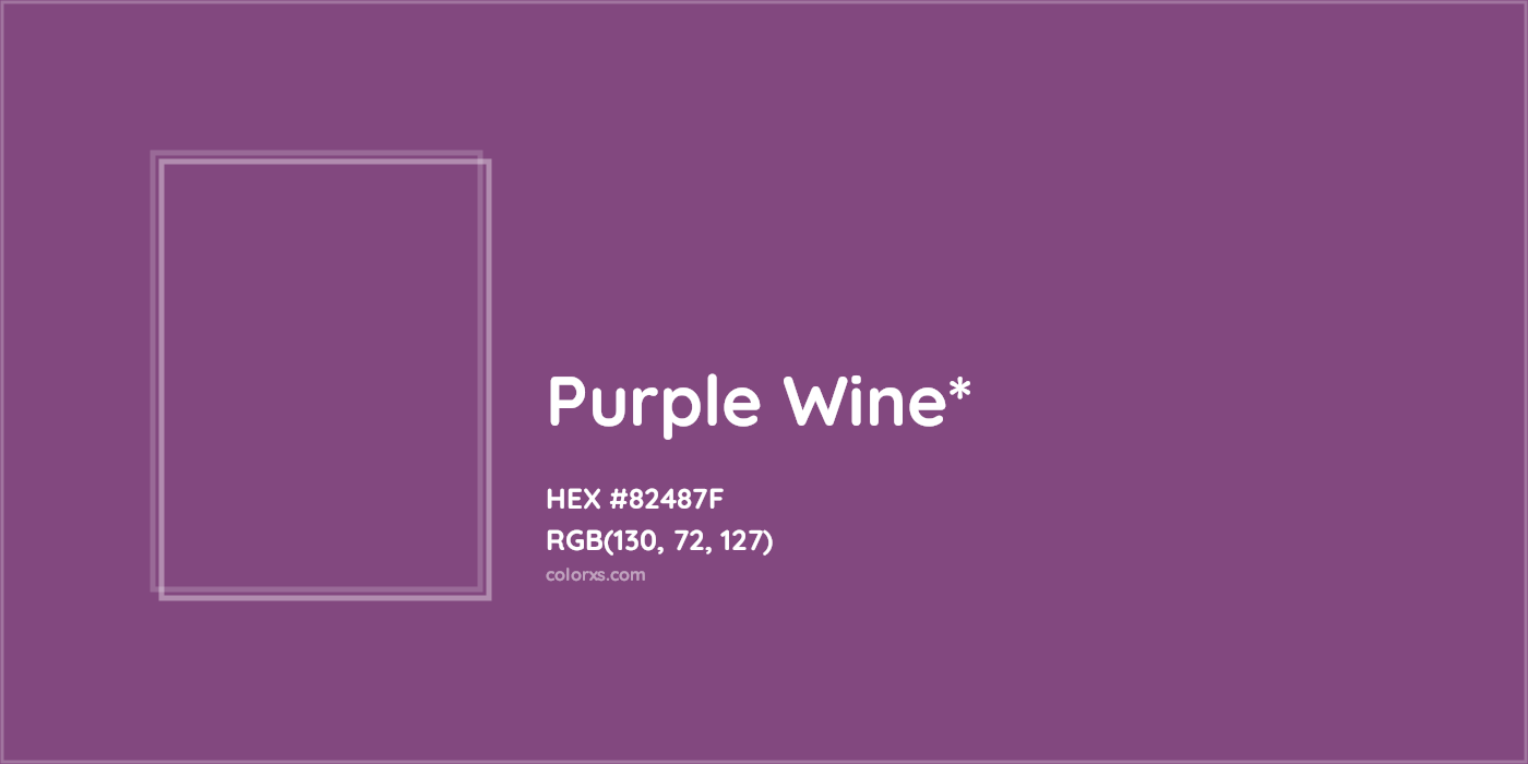 HEX #82487F Color Name, Color Code, Palettes, Similar Paints, Images