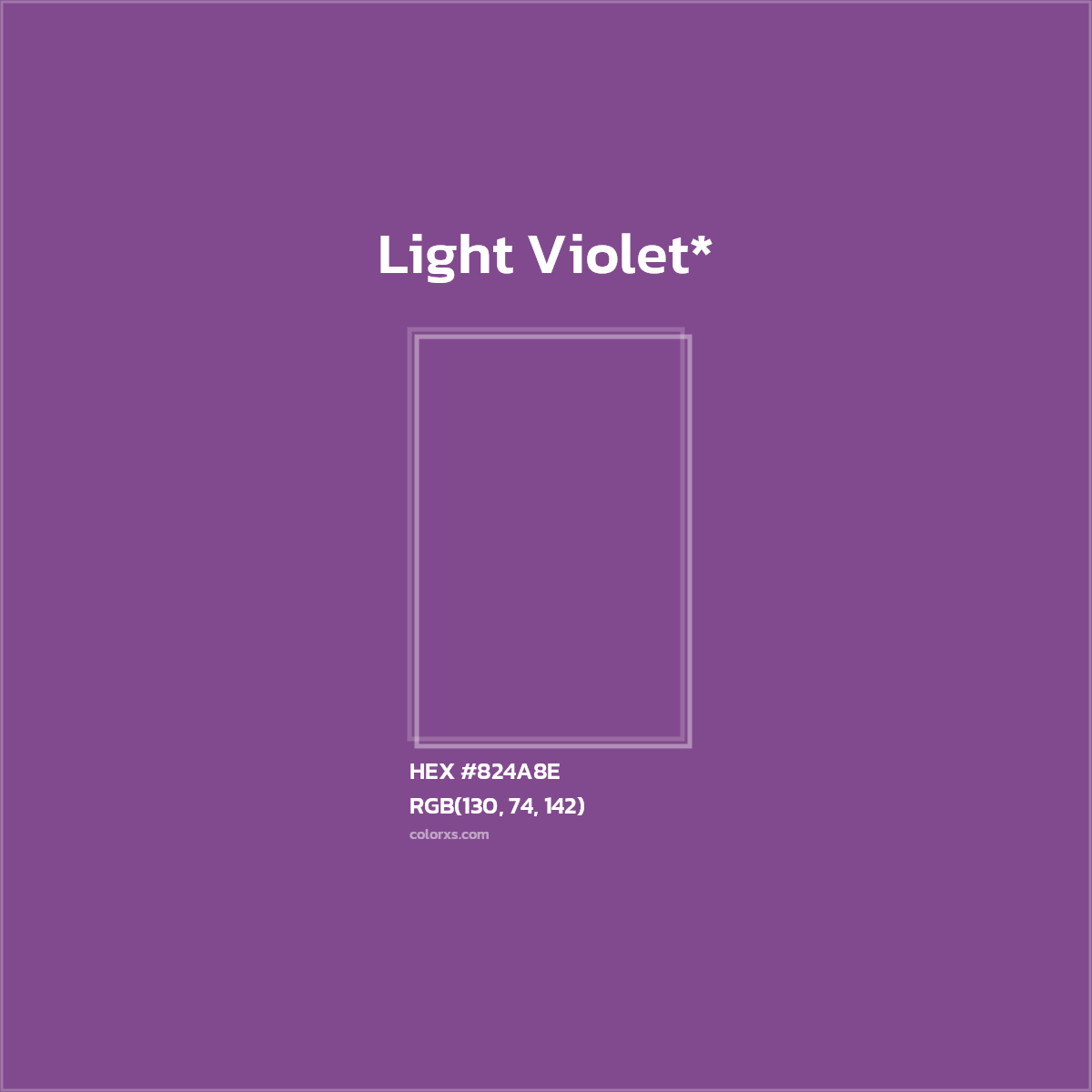 HEX #824A8E Color Name, Color Code, Palettes, Similar Paints, Images
