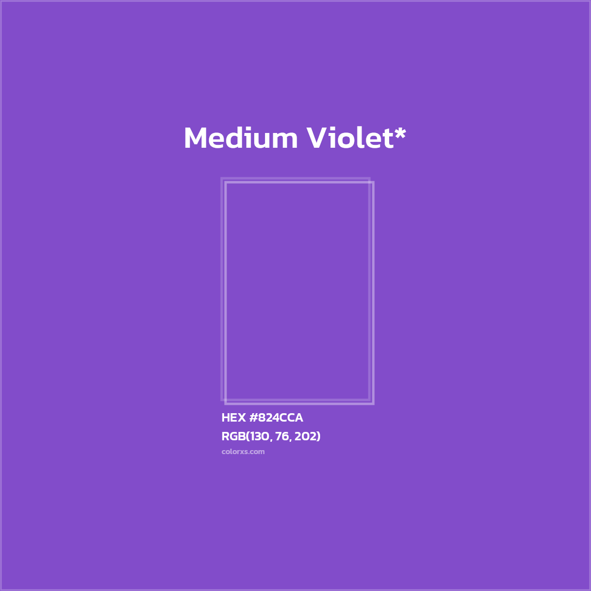 HEX #824CCA Color Name, Color Code, Palettes, Similar Paints, Images