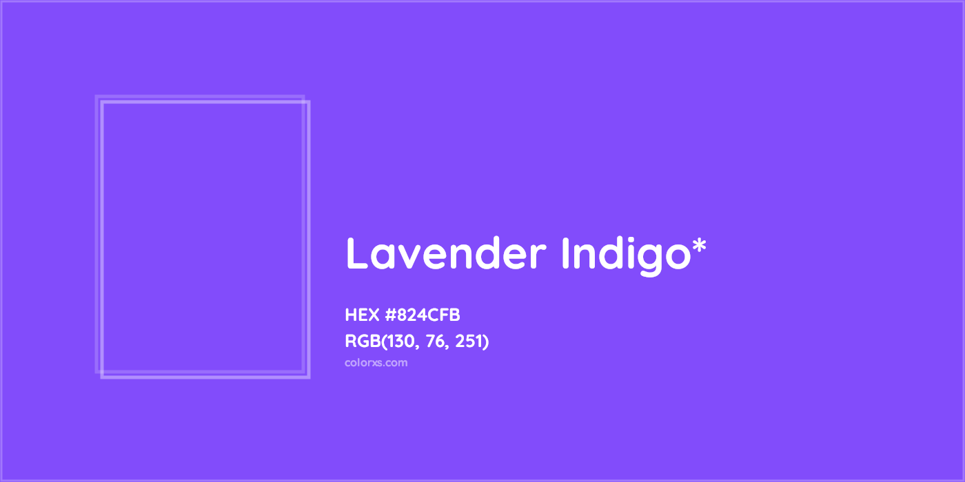 HEX #824CFB Color Name, Color Code, Palettes, Similar Paints, Images