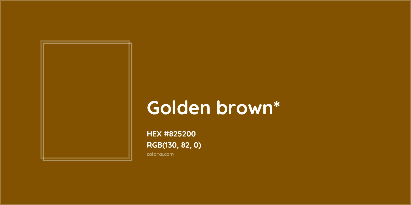 HEX #825200 Color Name, Color Code, Palettes, Similar Paints, Images