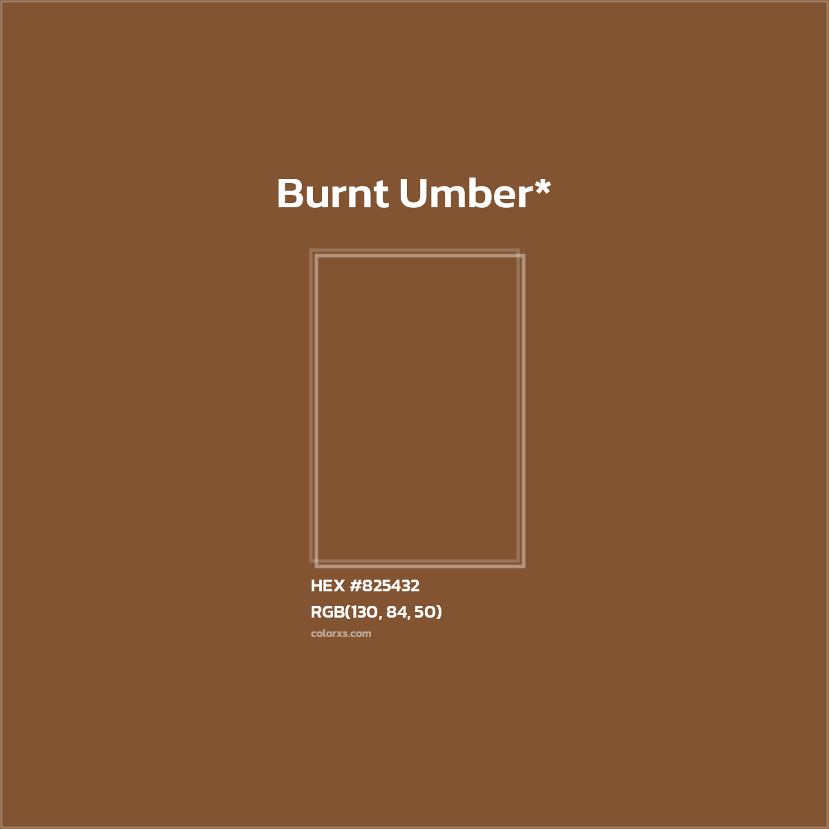 HEX #825432 Color Name, Color Code, Palettes, Similar Paints, Images