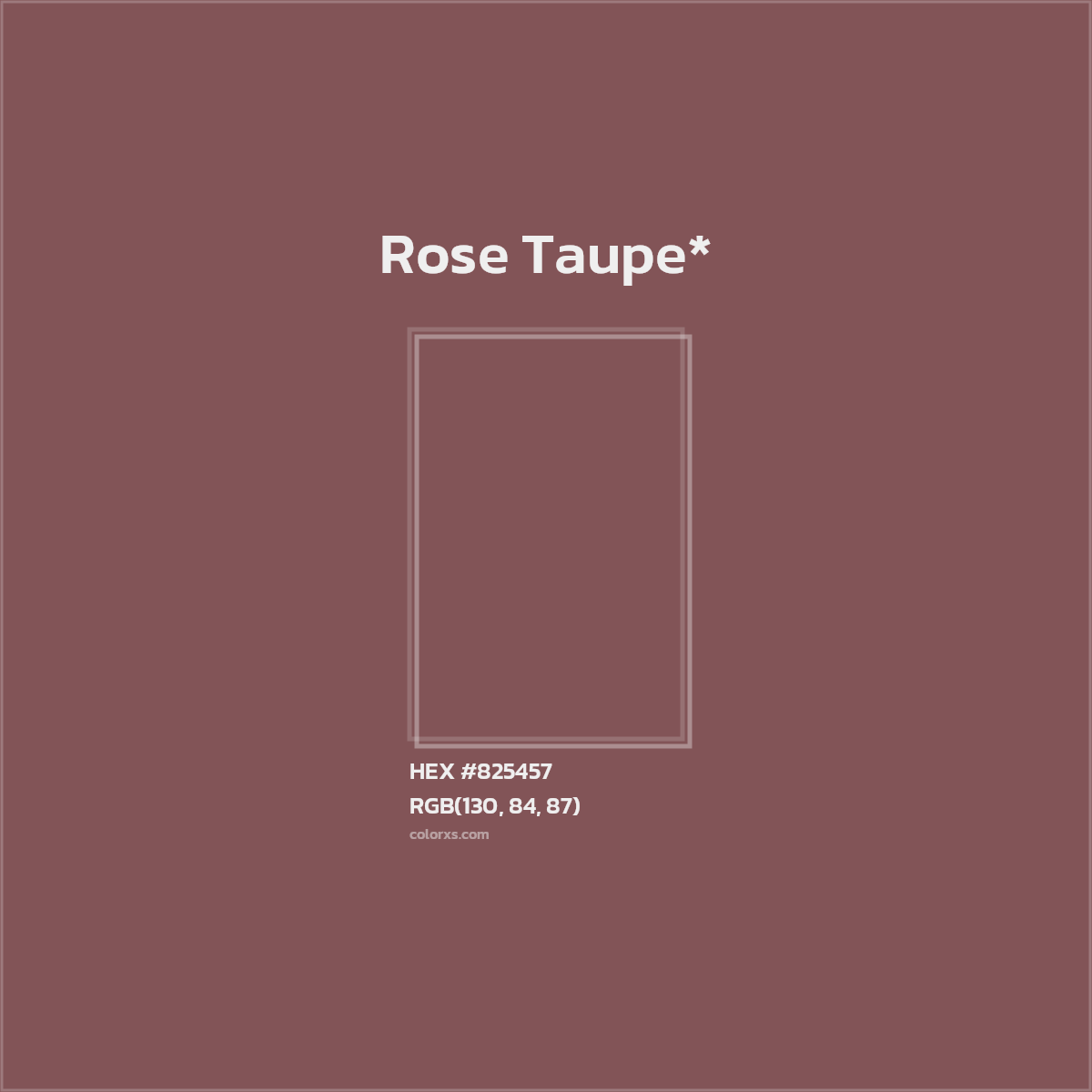 HEX #825457 Color Name, Color Code, Palettes, Similar Paints, Images