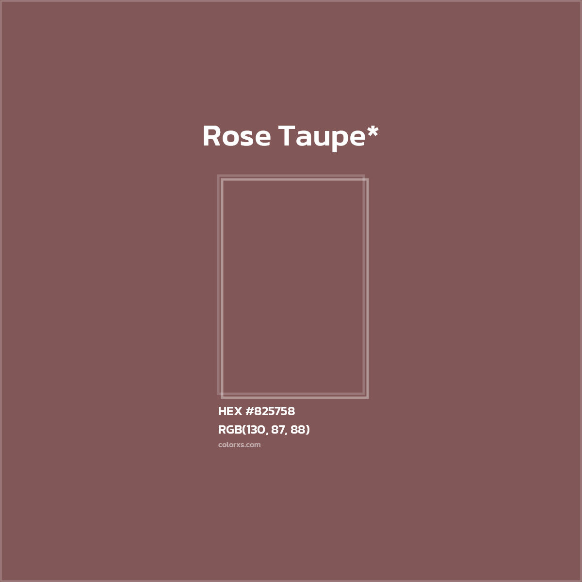HEX #825758 Color Name, Color Code, Palettes, Similar Paints, Images