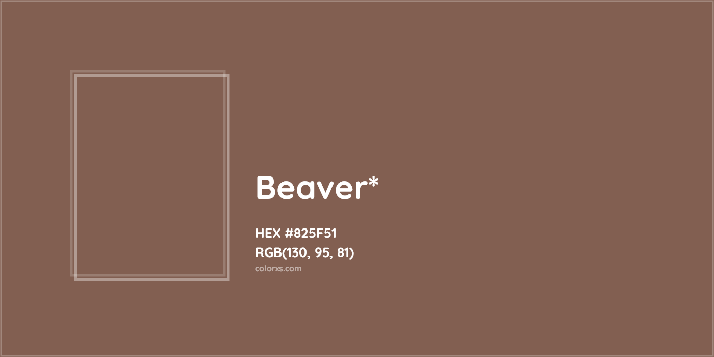 HEX #825F51 Color Name, Color Code, Palettes, Similar Paints, Images