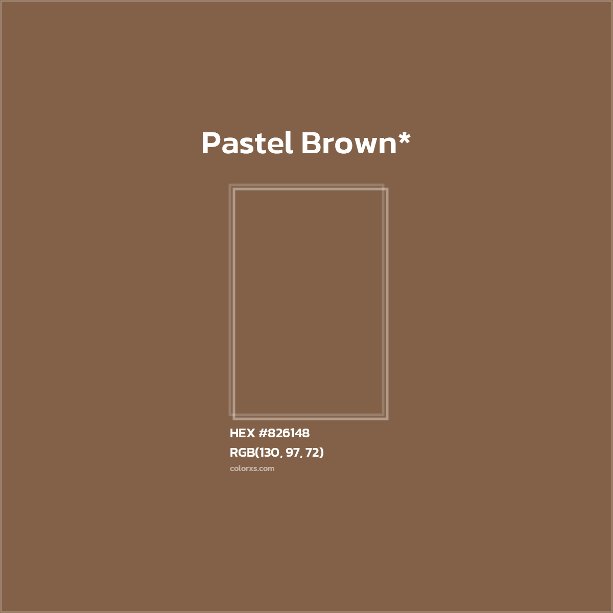 HEX #826148 Color Name, Color Code, Palettes, Similar Paints, Images