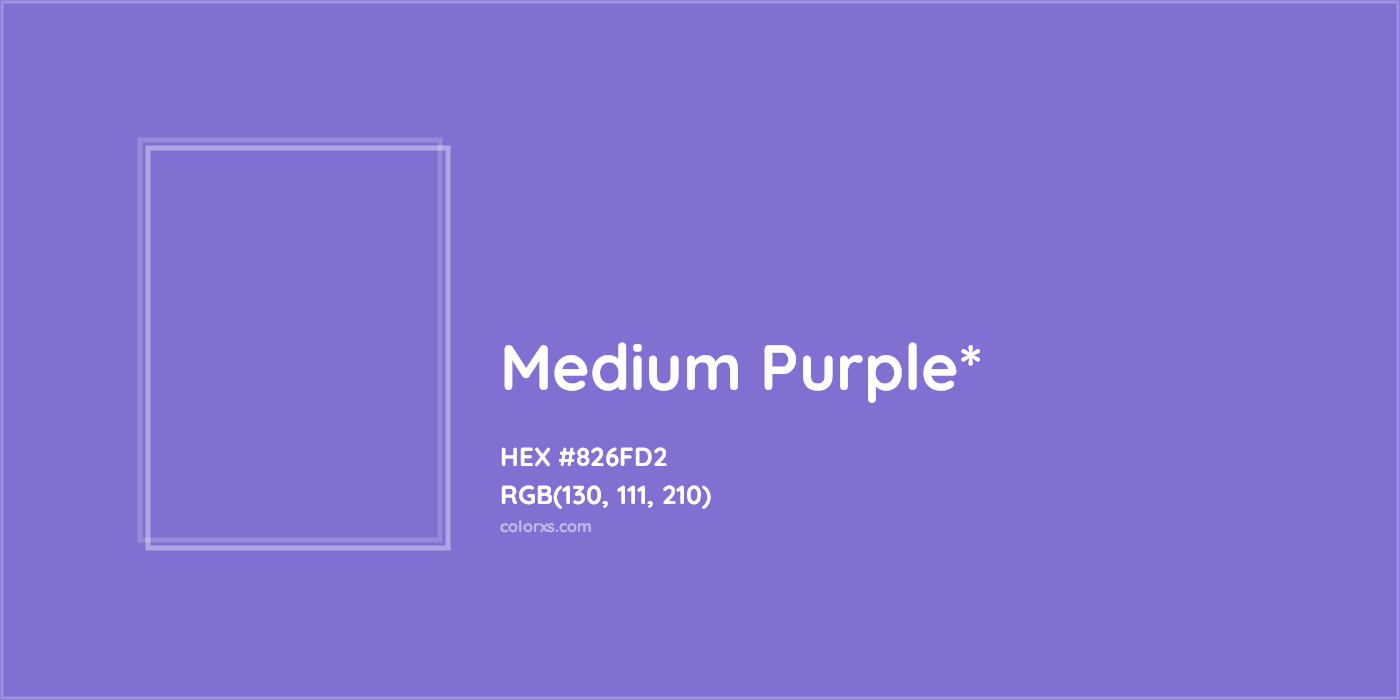 HEX #826FD2 Color Name, Color Code, Palettes, Similar Paints, Images