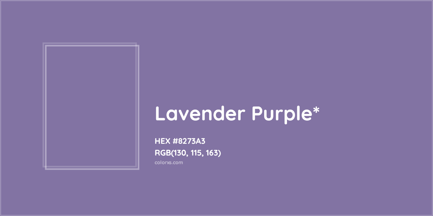 HEX #8273A3 Color Name, Color Code, Palettes, Similar Paints, Images