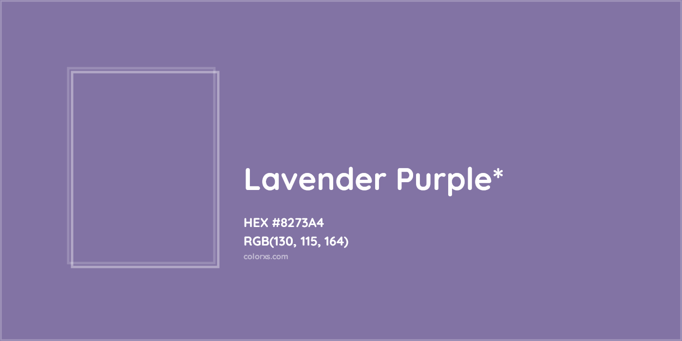 HEX #8273A4 Color Name, Color Code, Palettes, Similar Paints, Images