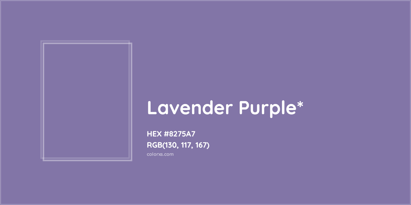 HEX #8275A7 Color Name, Color Code, Palettes, Similar Paints, Images