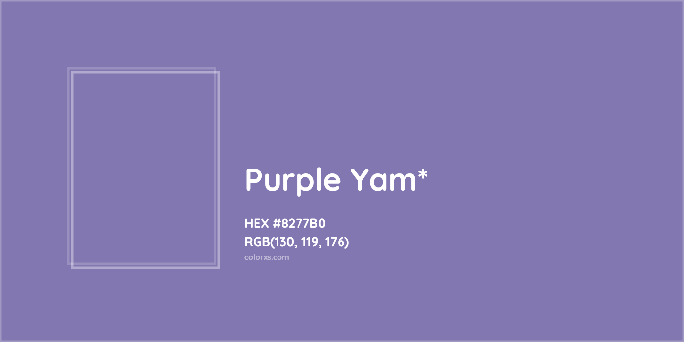 HEX #8277B0 Color Name, Color Code, Palettes, Similar Paints, Images