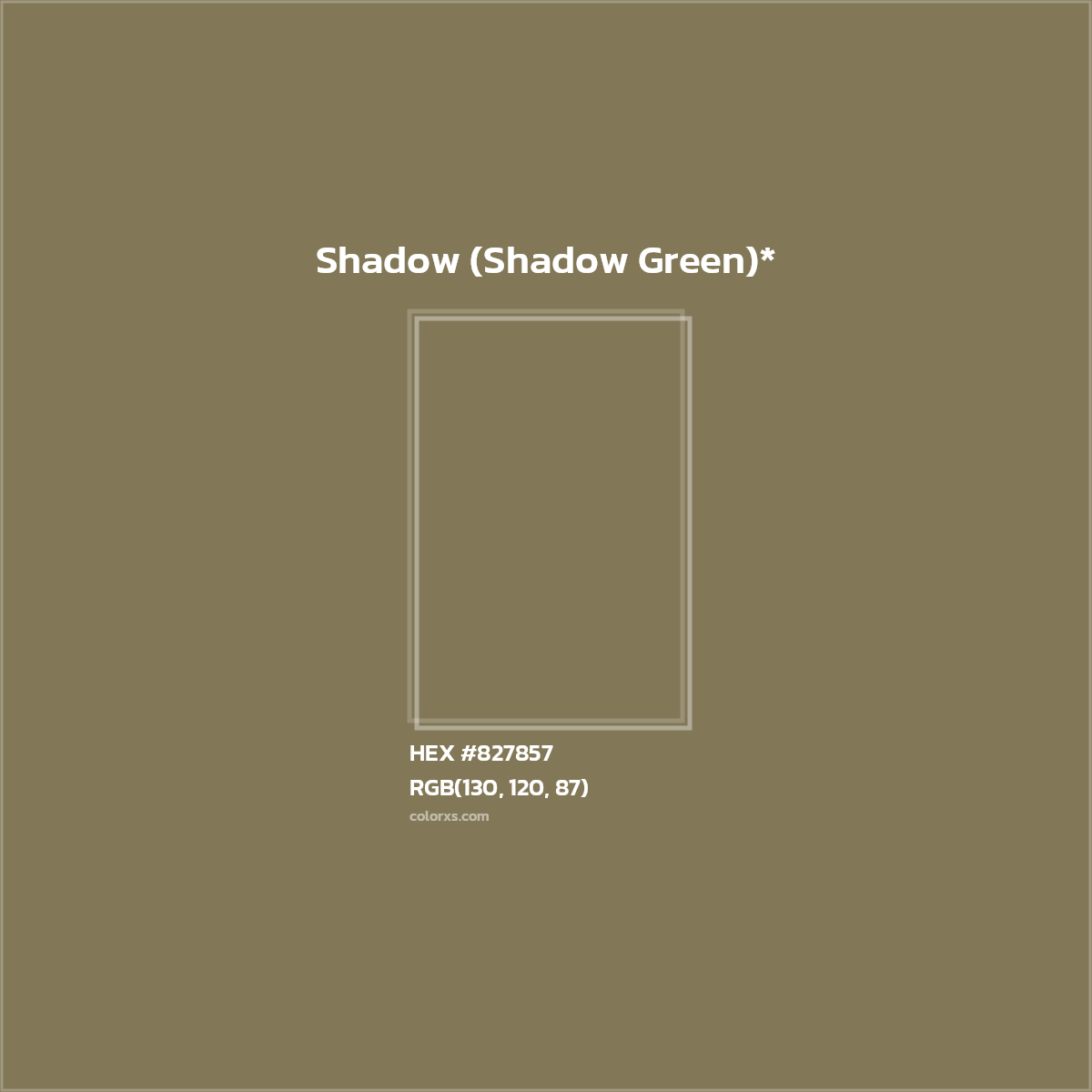 HEX #827857 Color Name, Color Code, Palettes, Similar Paints, Images