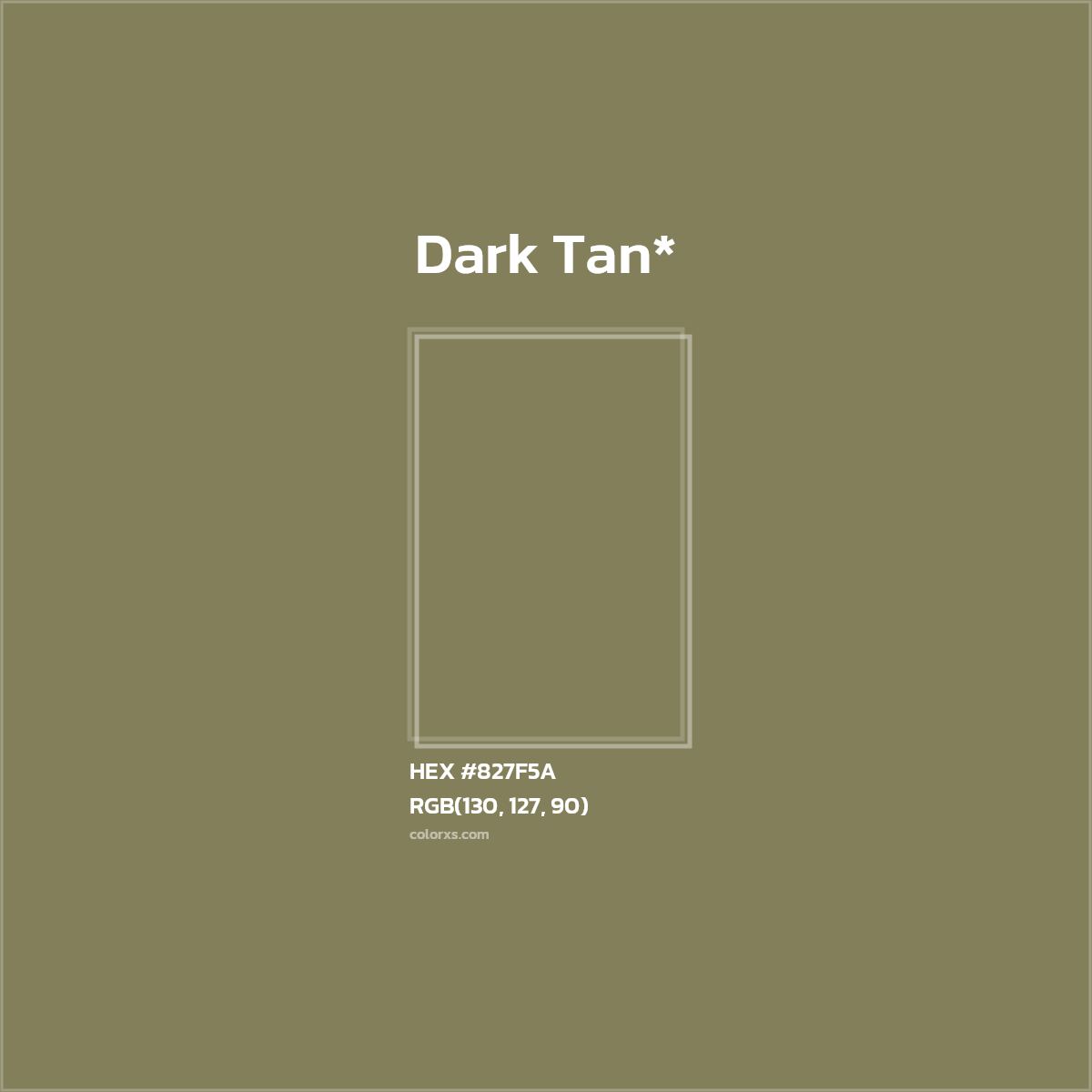 HEX #827F5A Color Name, Color Code, Palettes, Similar Paints, Images