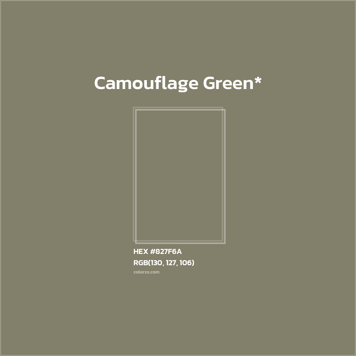 HEX #827F6A Color Name, Color Code, Palettes, Similar Paints, Images