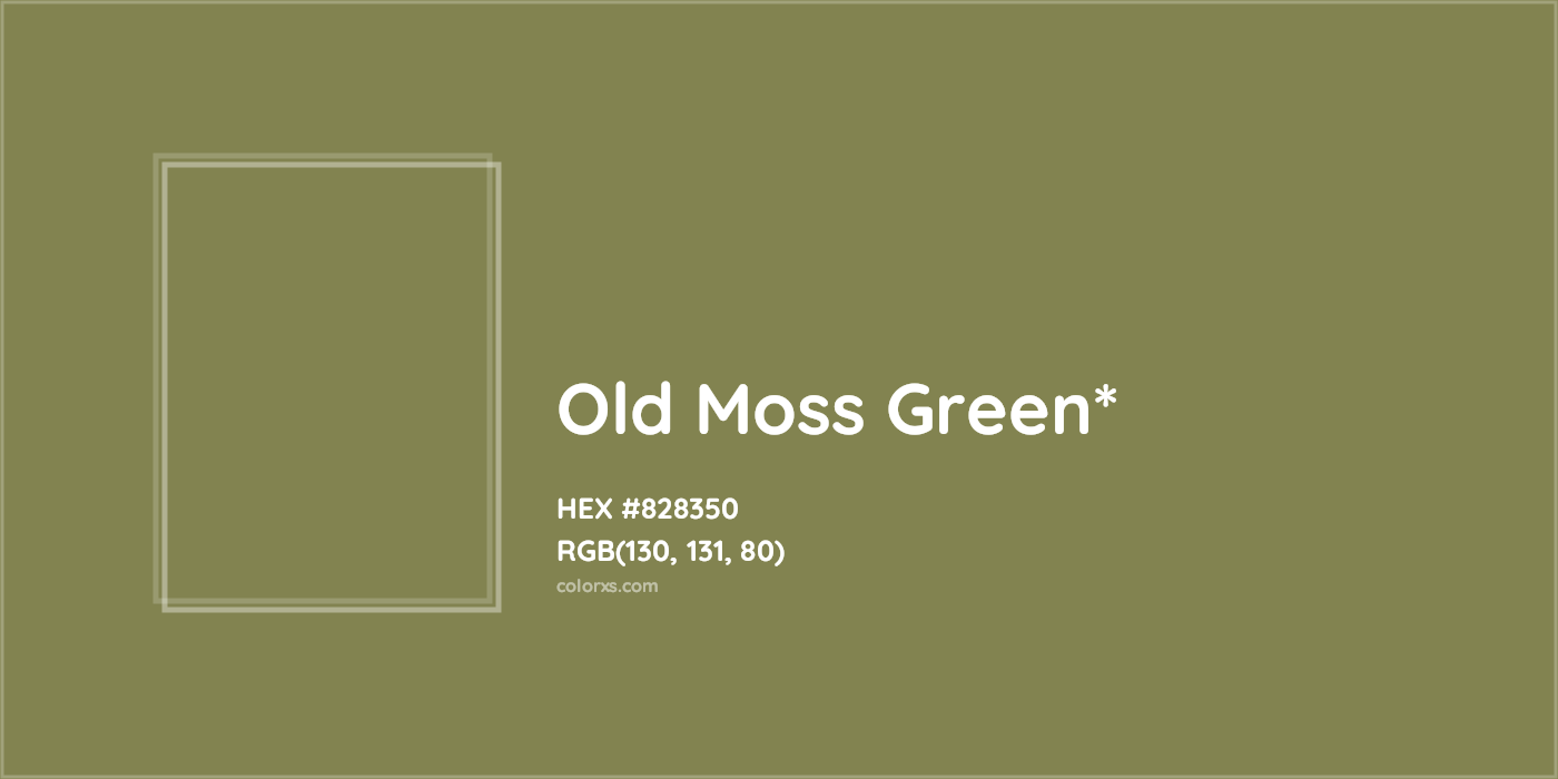 HEX #828350 Color Name, Color Code, Palettes, Similar Paints, Images