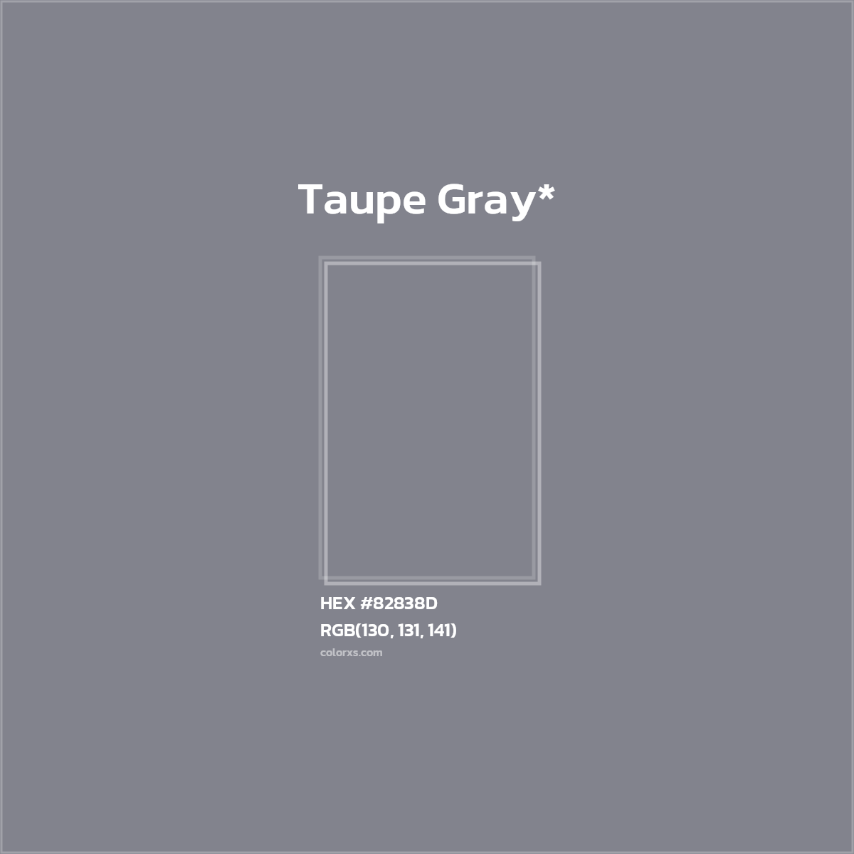 HEX #82838D Color Name, Color Code, Palettes, Similar Paints, Images