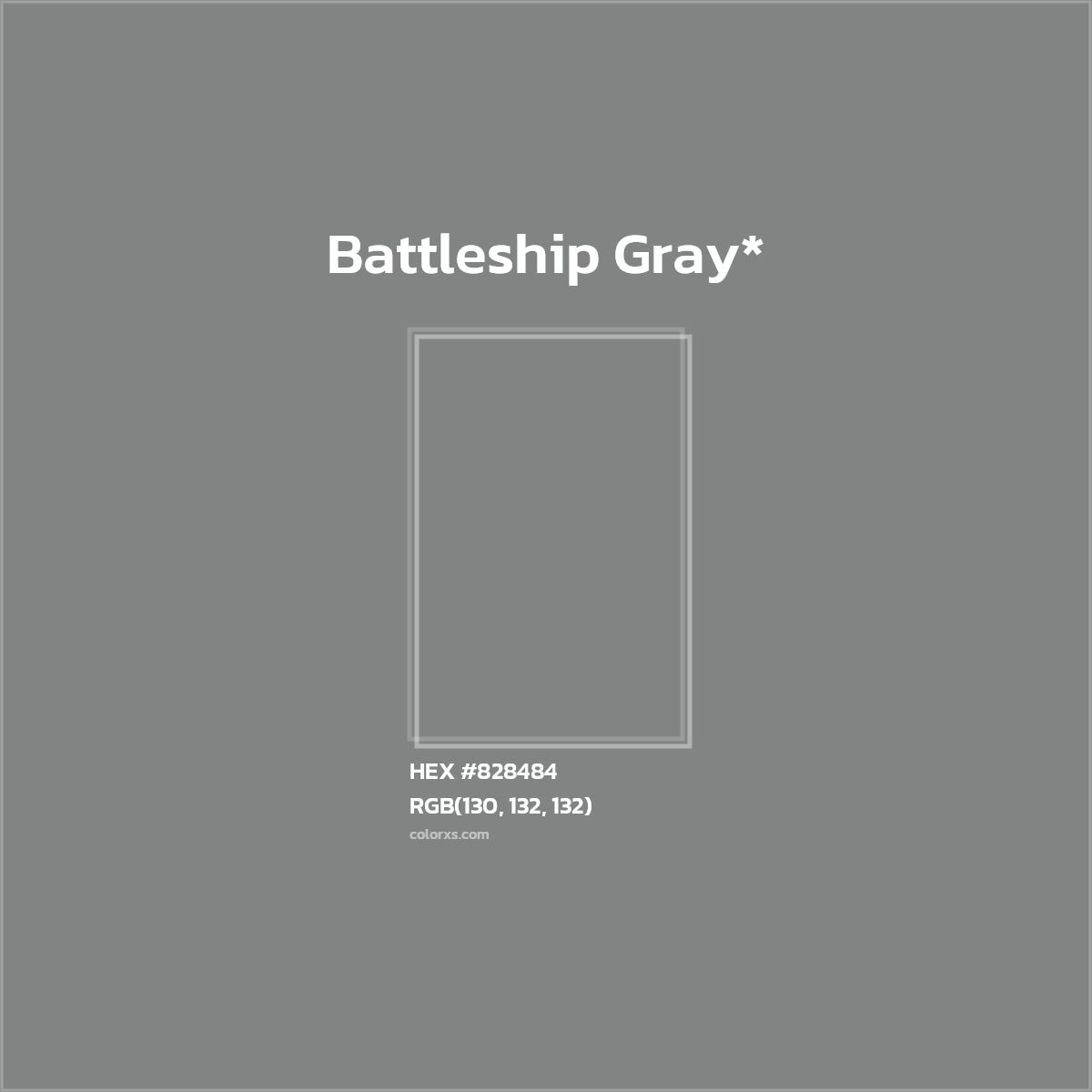 HEX #828484 Color Name, Color Code, Palettes, Similar Paints, Images