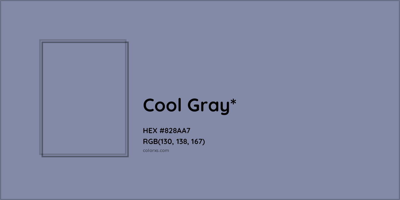 HEX #828AA7 Color Name, Color Code, Palettes, Similar Paints, Images