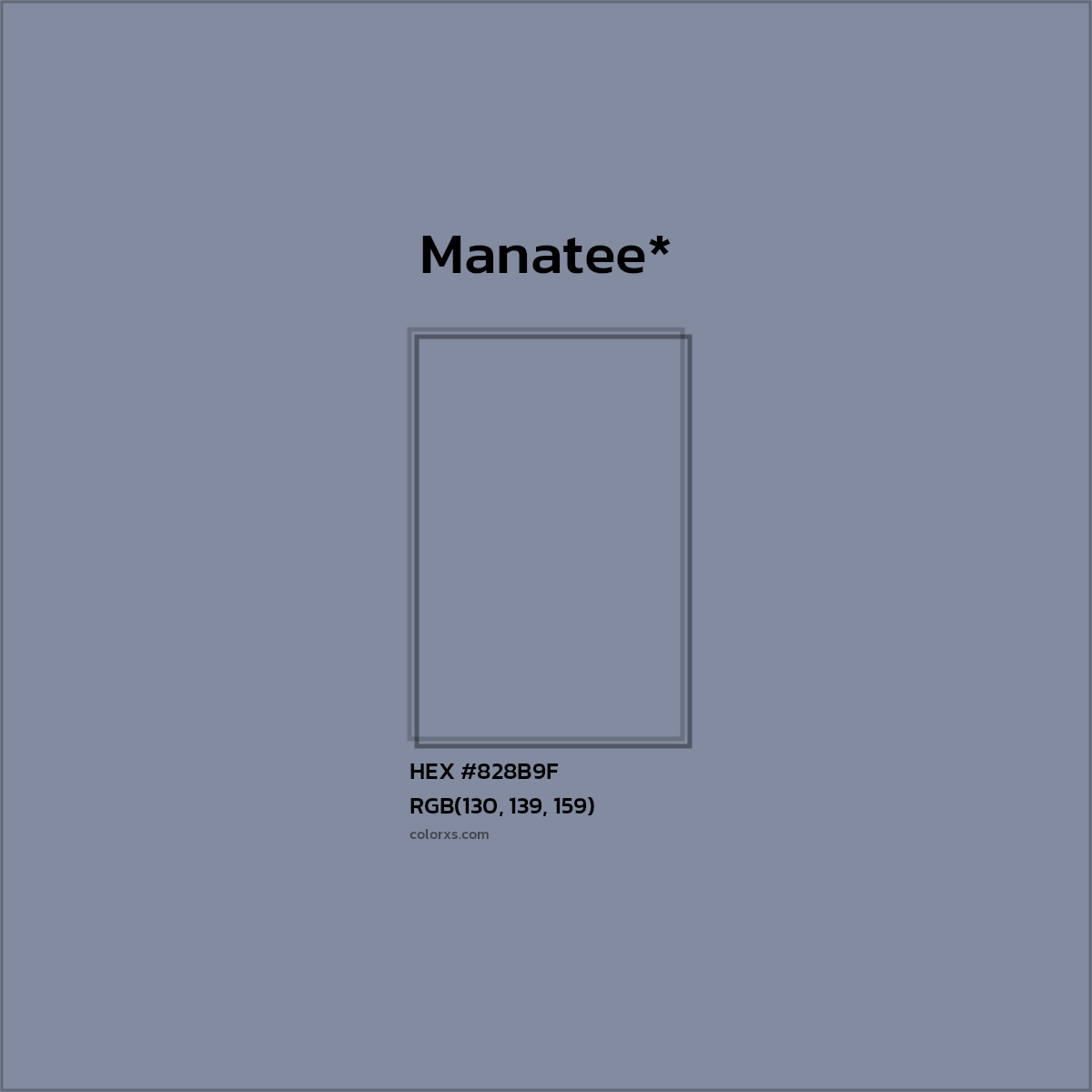 HEX #828B9F Color Name, Color Code, Palettes, Similar Paints, Images