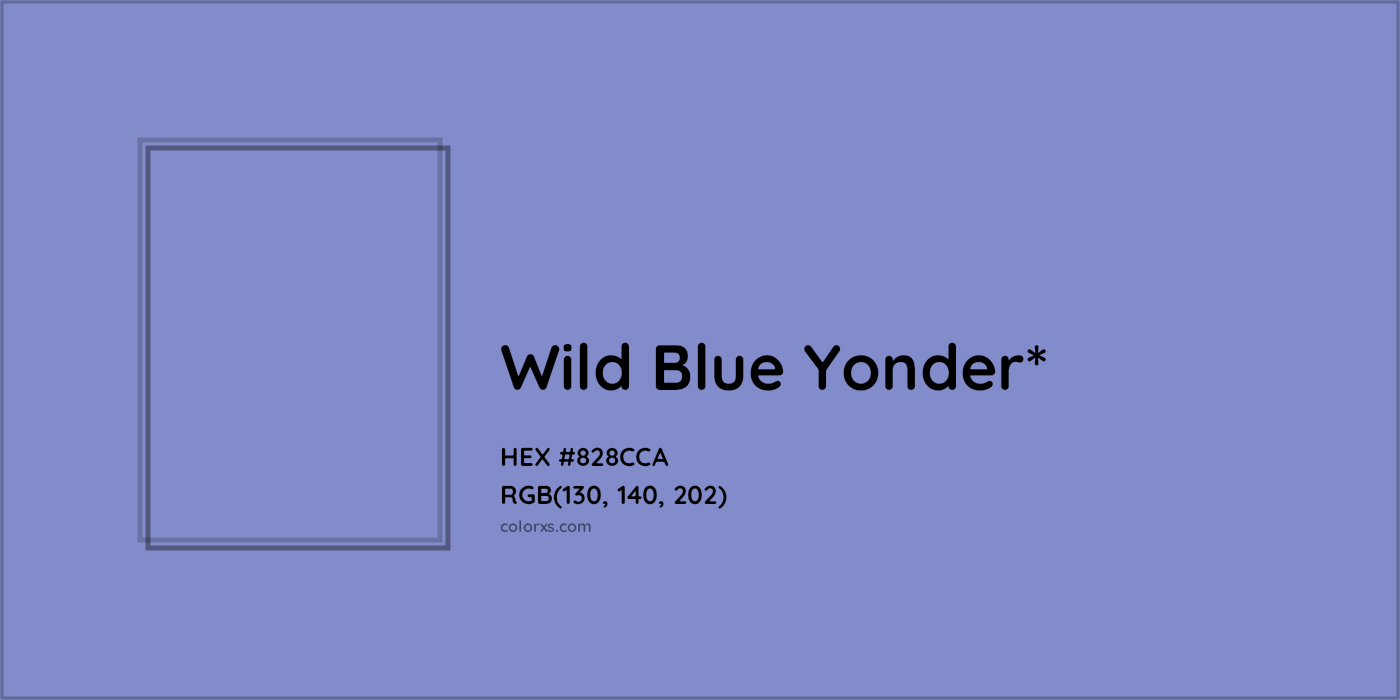 HEX #828CCA Color Name, Color Code, Palettes, Similar Paints, Images