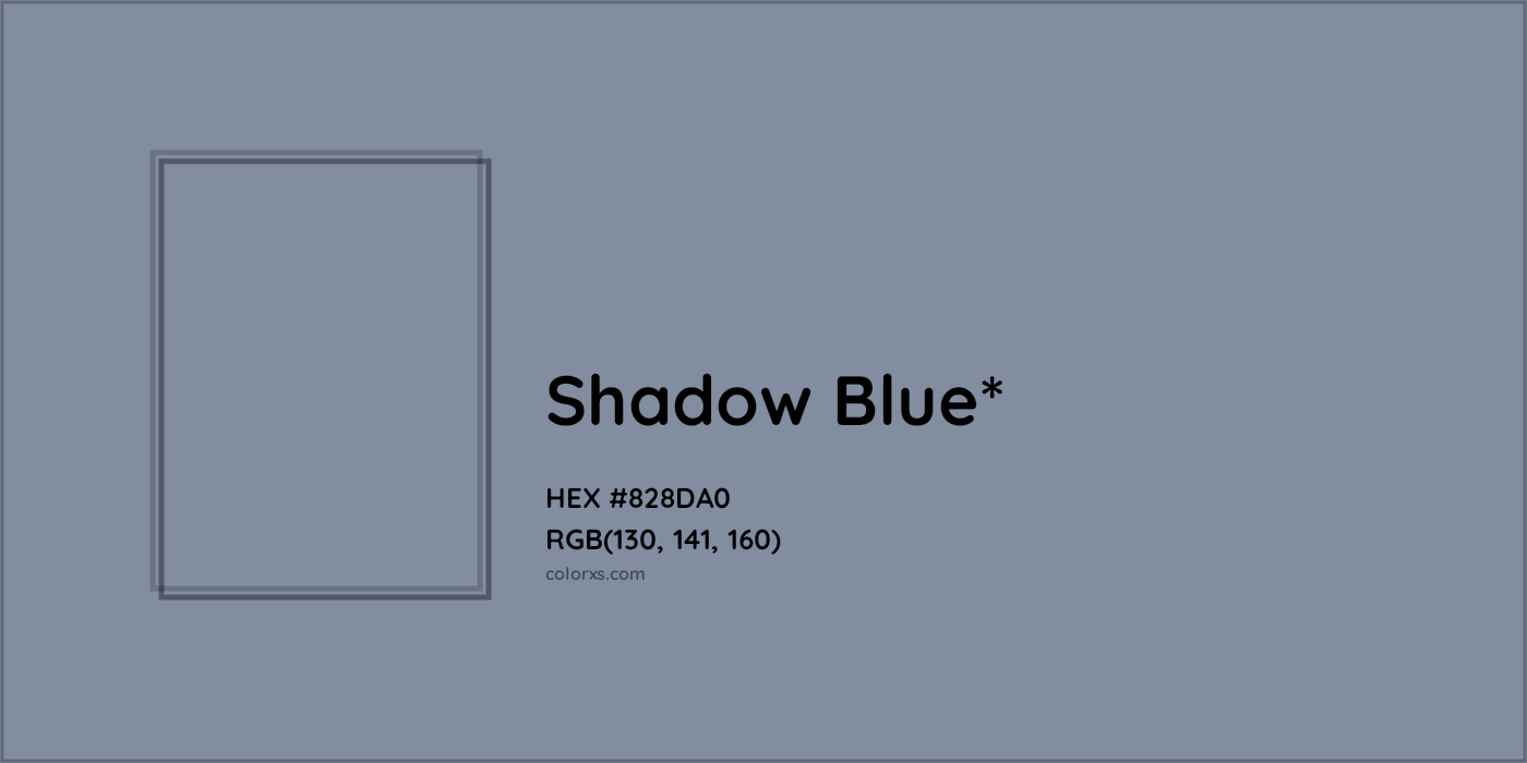 HEX #828DA0 Color Name, Color Code, Palettes, Similar Paints, Images
