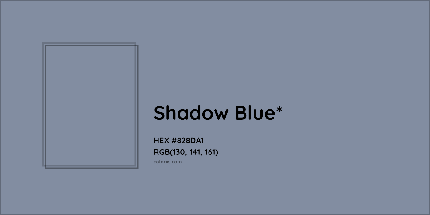 HEX #828DA1 Color Name, Color Code, Palettes, Similar Paints, Images
