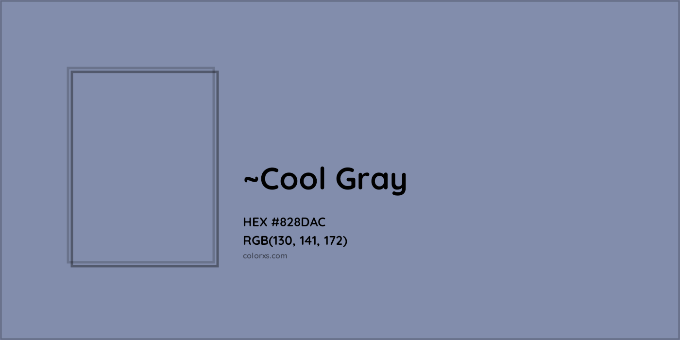 HEX #828DAC Color Name, Color Code, Palettes, Similar Paints, Images