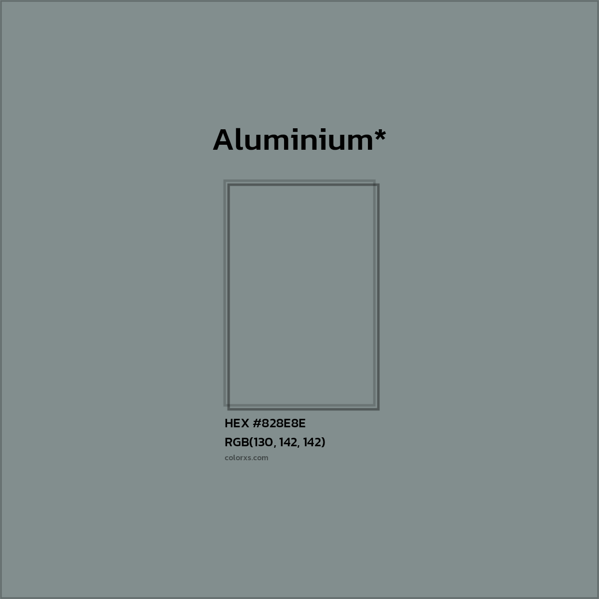 HEX #828E8E Color Name, Color Code, Palettes, Similar Paints, Images