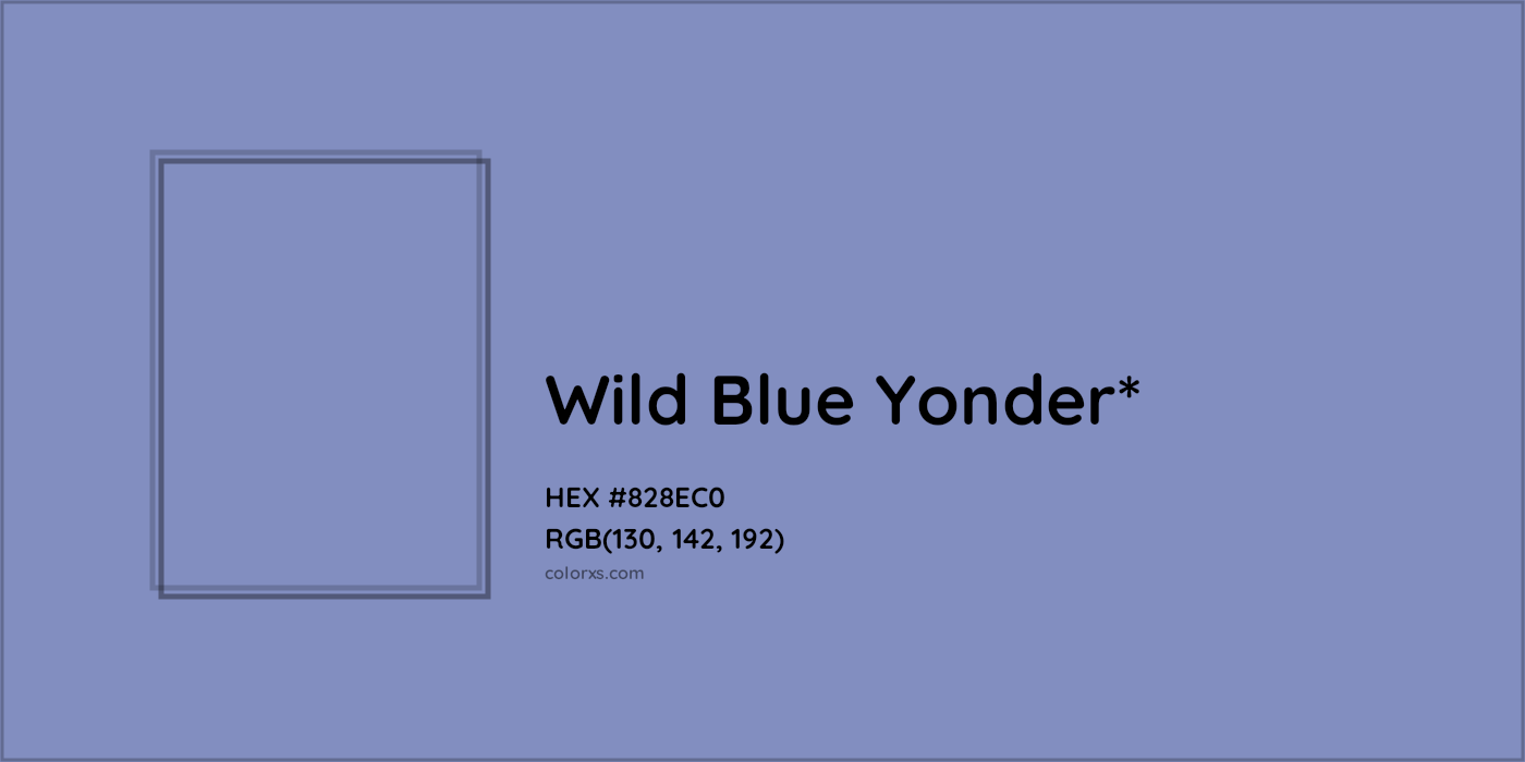 HEX #828EC0 Color Name, Color Code, Palettes, Similar Paints, Images