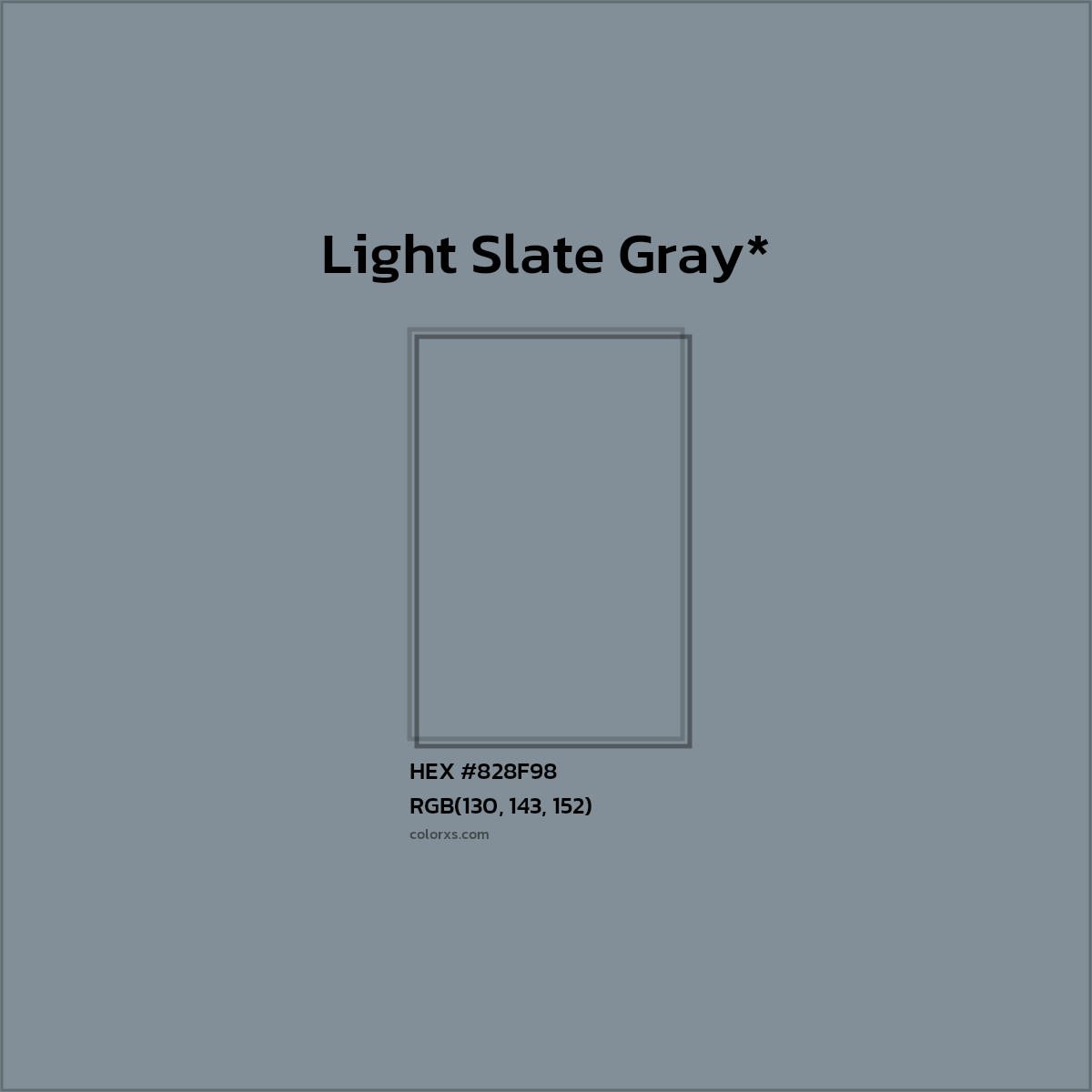 HEX #828F98 Color Name, Color Code, Palettes, Similar Paints, Images